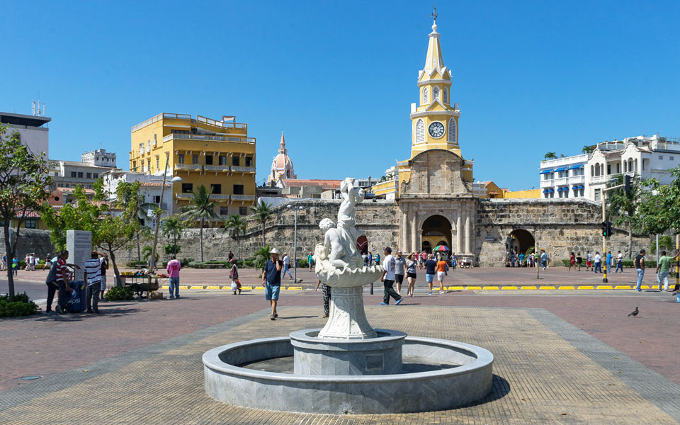 Plaze del Reloj in Cartagena Kolumbien