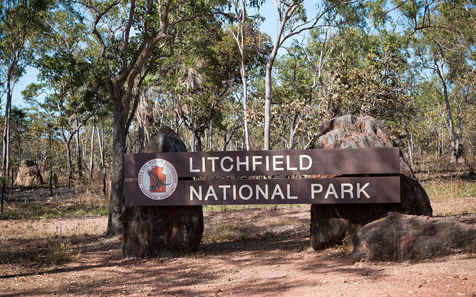 Eingang Litchfield Nationalpark