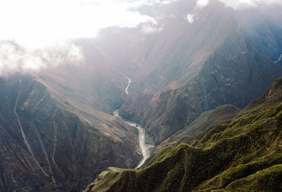 Ausblick Choquequirao Trek Peru