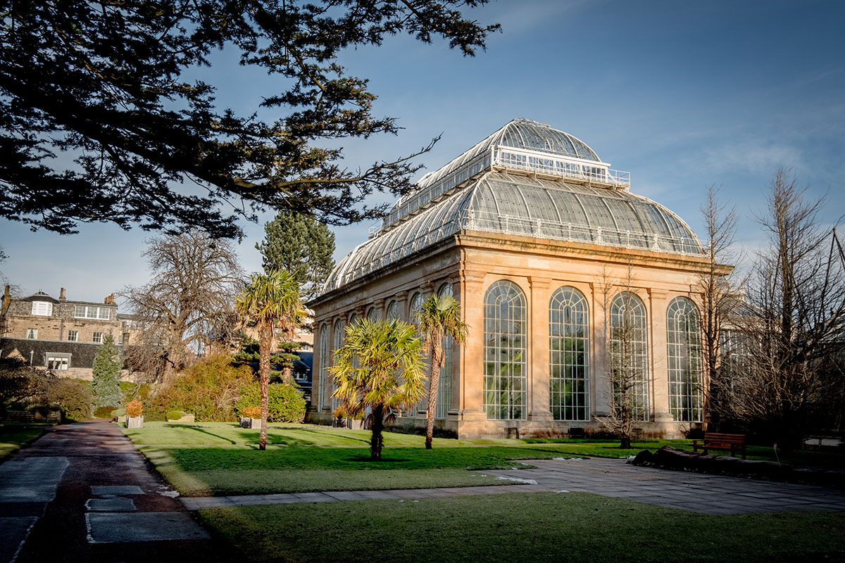 Botanischer Garten Edinburgh Glashaus