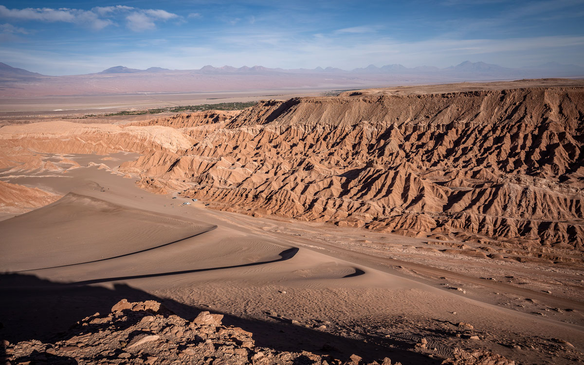 Atacama-Wüste Valle De Muerte Aussichtspunkt Chile