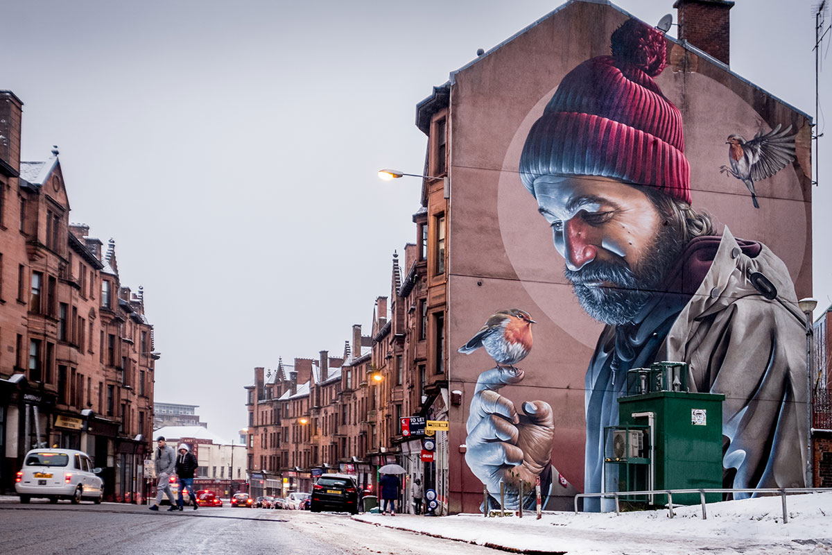 Glasgow Tipps Street Art Smug