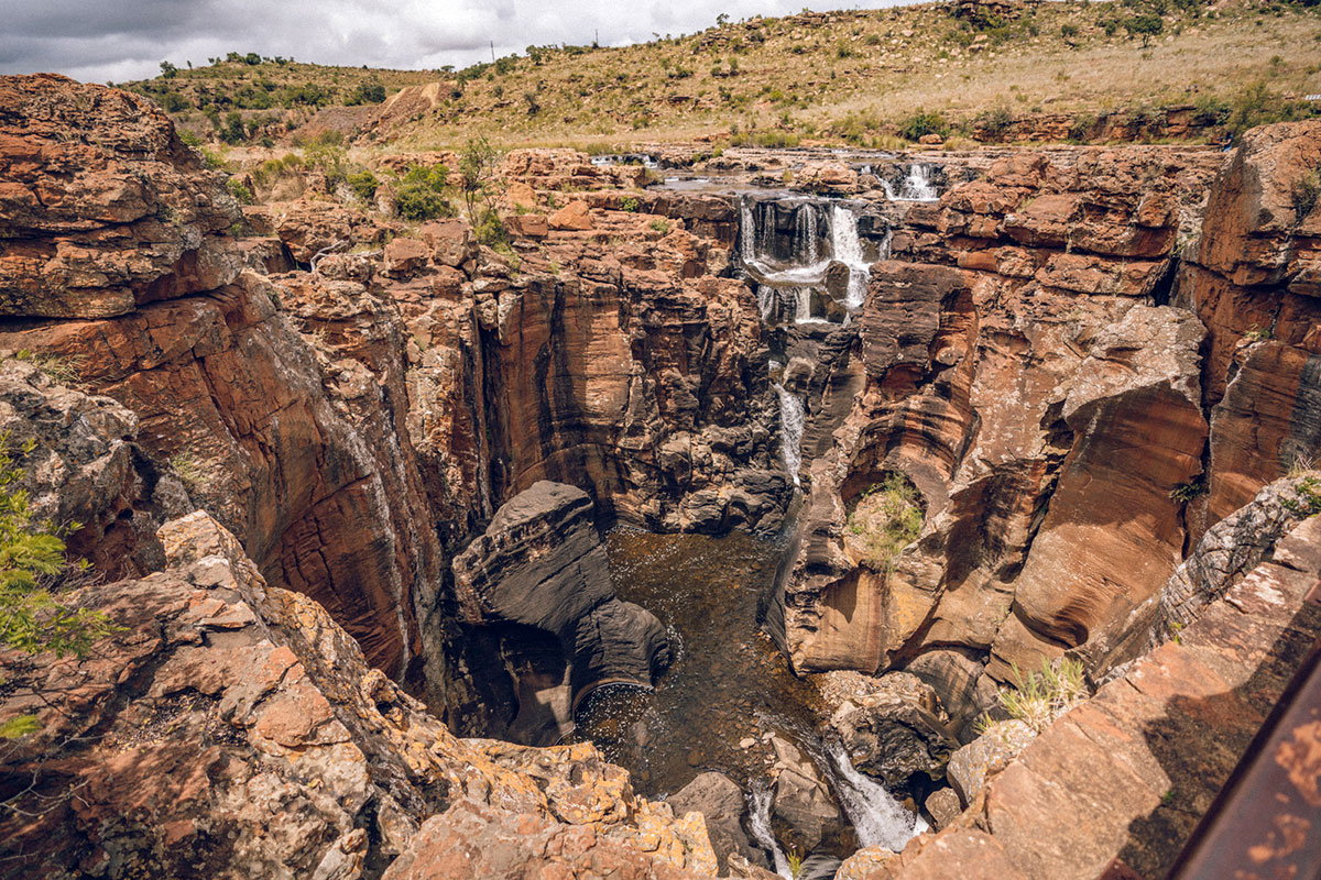 Burkes Luck Potholes Wasserfälle Panorama Route in Südafrika