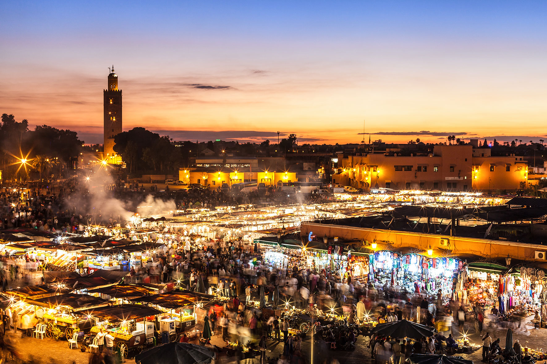 Marokko Djemaa El Fna Marrakesch