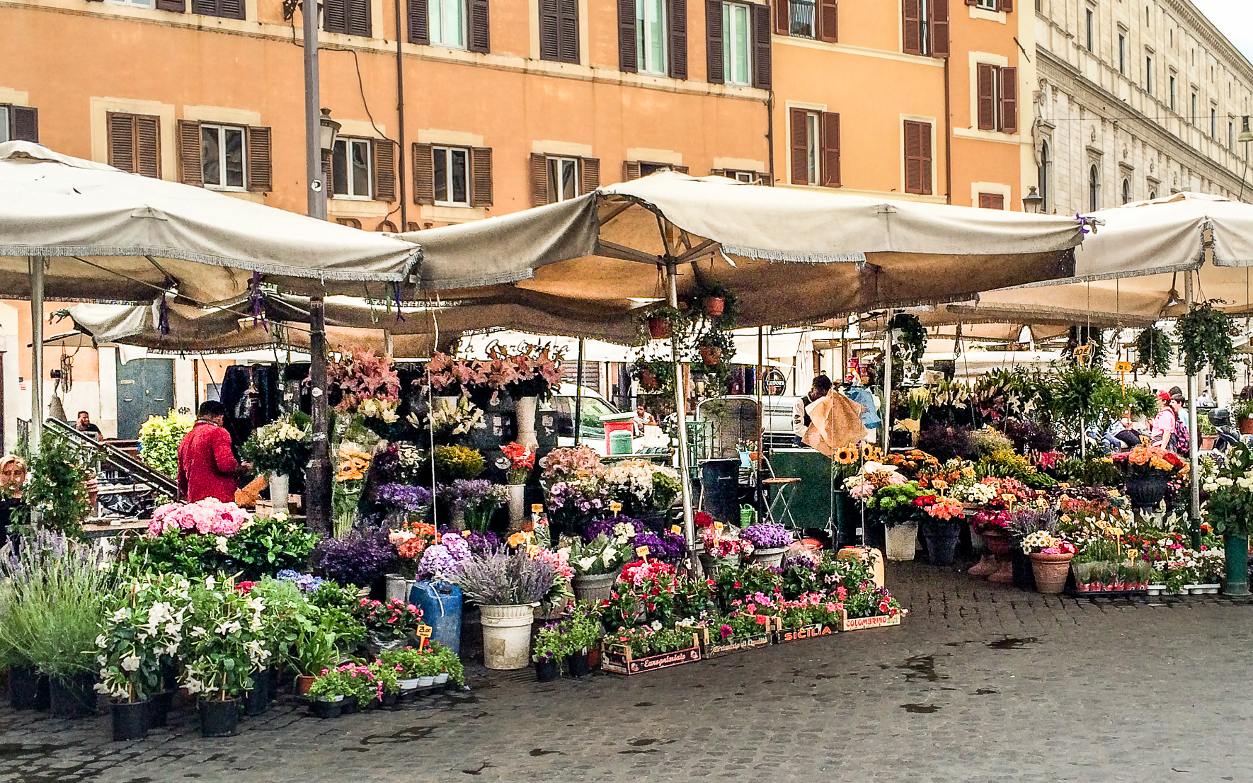 Markt auf dem Campo De Fiori Rom