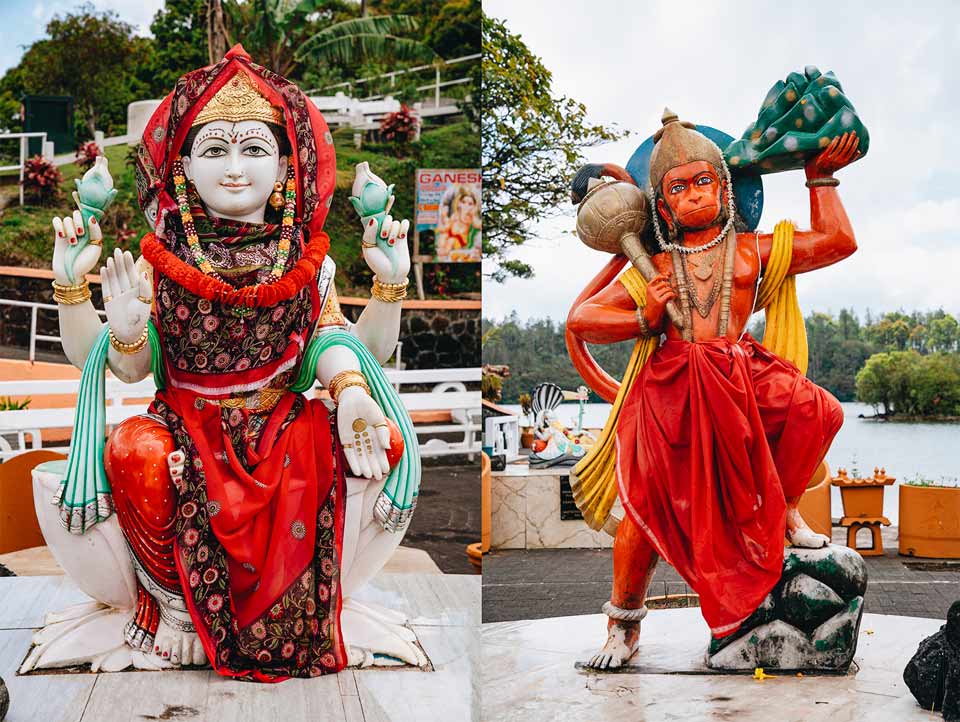 Reisebericht: Mauritius Tipps – Einblicke ins Paradies 48 Kratersee Grand Bassin Statuen