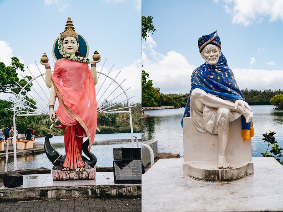Reisebericht: Mauritius Tipps – Einblicke ins Paradies 47 Kratersee Grand Bassin Statuen