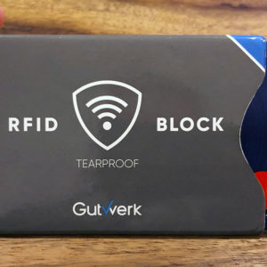 RFID-blokkerende creditcard
