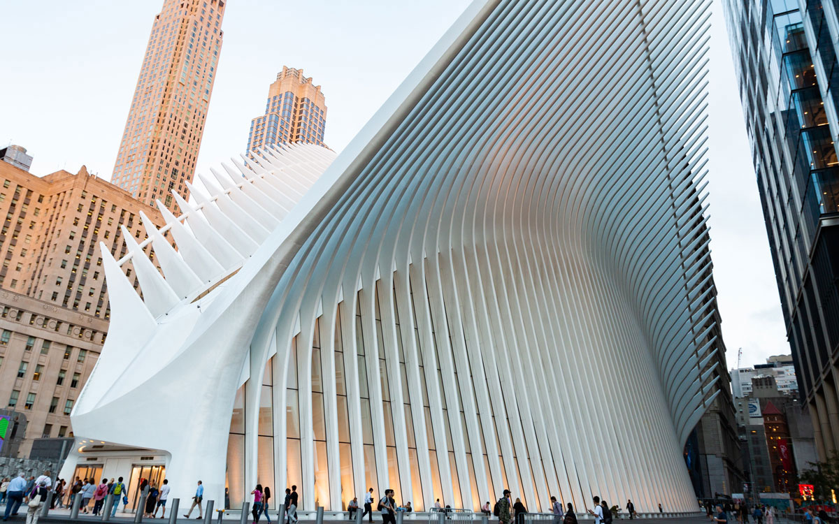 Am centre. Westfield World trade Center. New York trade Center Mall.