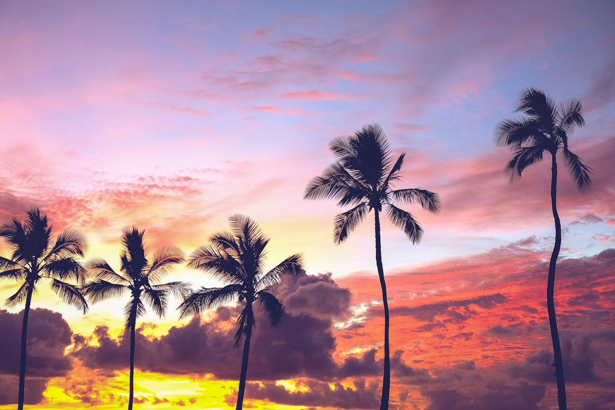 Sonnenuntergang-Maui