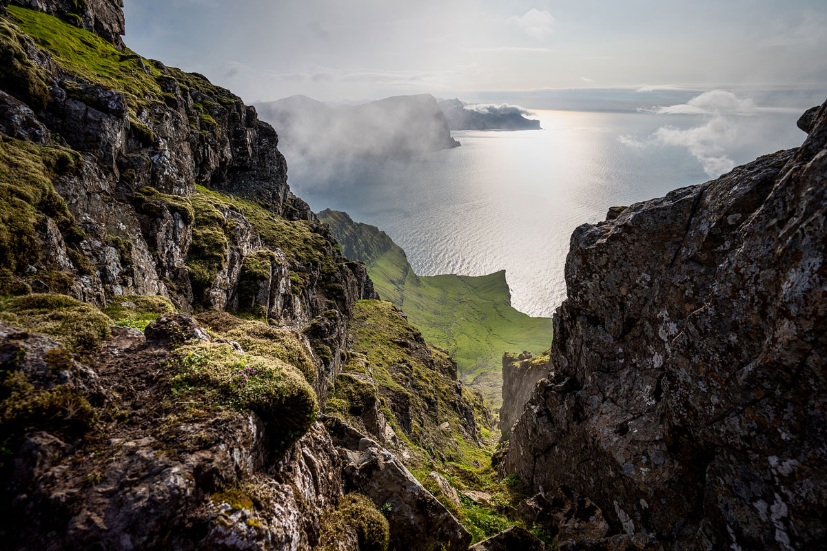 Das Highlight ist der Ausblick vom Enniberg (Färöer Inseln)