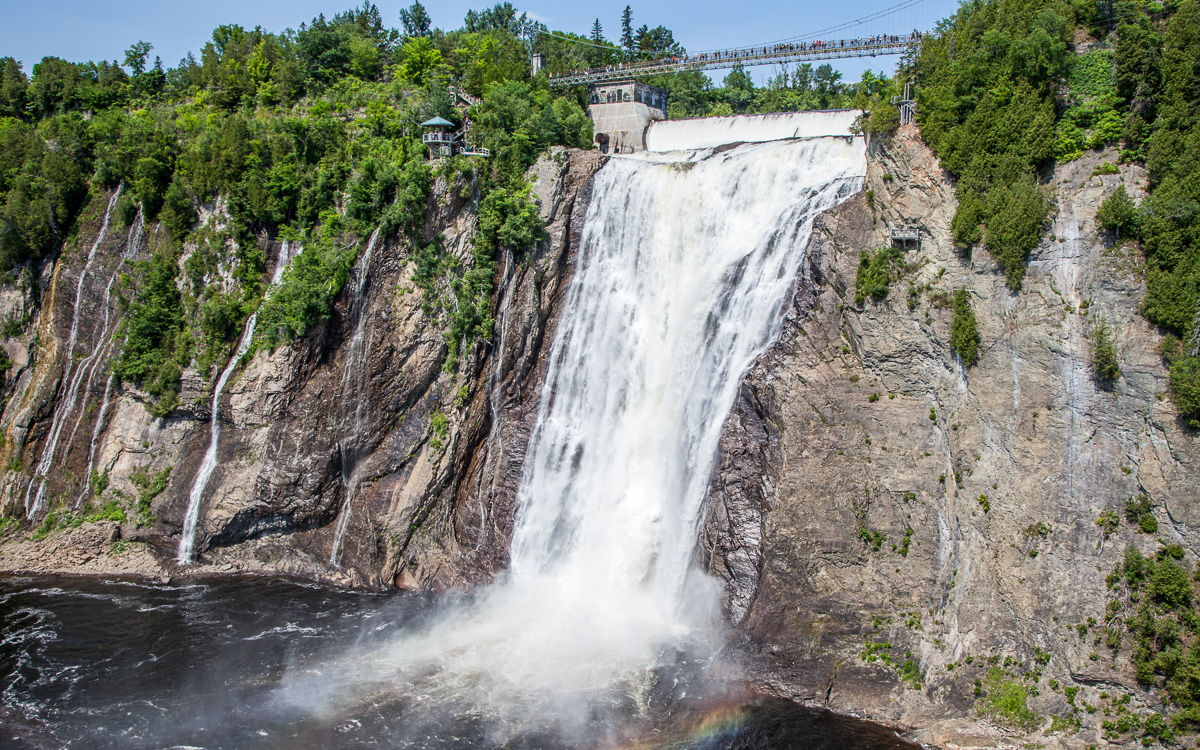 Quebec-Roadtrip-Montmorency-Wasserfall