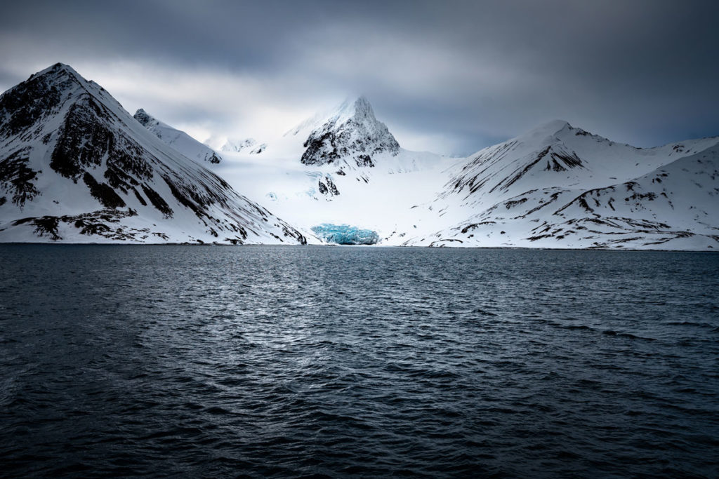 Spitzbergen-Gletscher-Eis