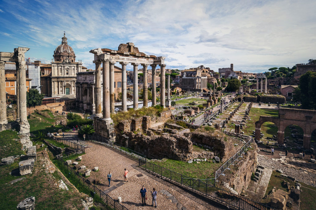 Rom von oben: Die 5 schönsten Aussichtspunkte auf Rom 27 Blick vom Kapitolhügel über das Forum Romanum