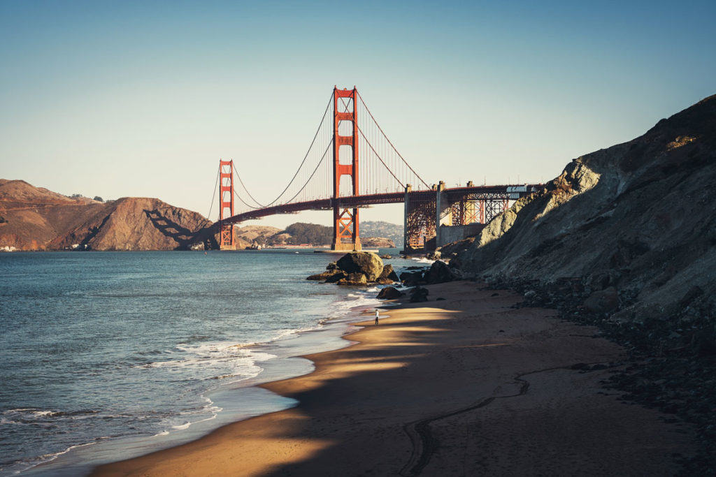 Golden Gate Bridge Aussichtspunkt: Marshall's Beach