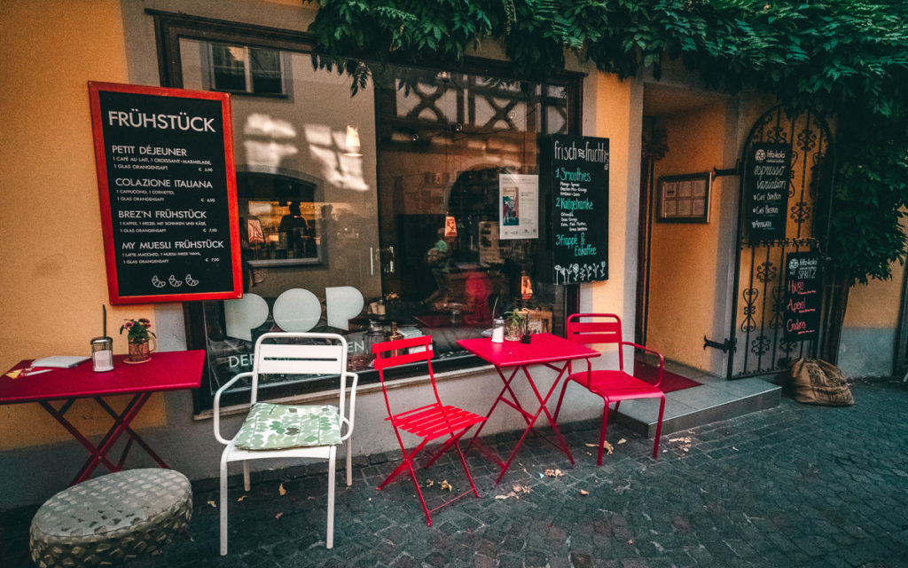 Pop coffeeshop in Meersburg