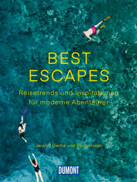 52 Reisebücher zur Inspiration für Abenteuer, Reiselektüre für den Urlaub & Bildbände 96 Best Escapes Reisebuch