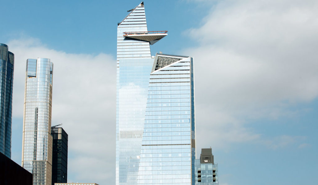 Hudson Yards 30 und 10 mit der Aussichtsplattform The Edge in New York