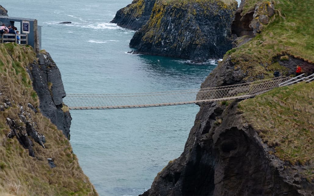Carrick-a-Rede-Seilbrücke in NOrdirland