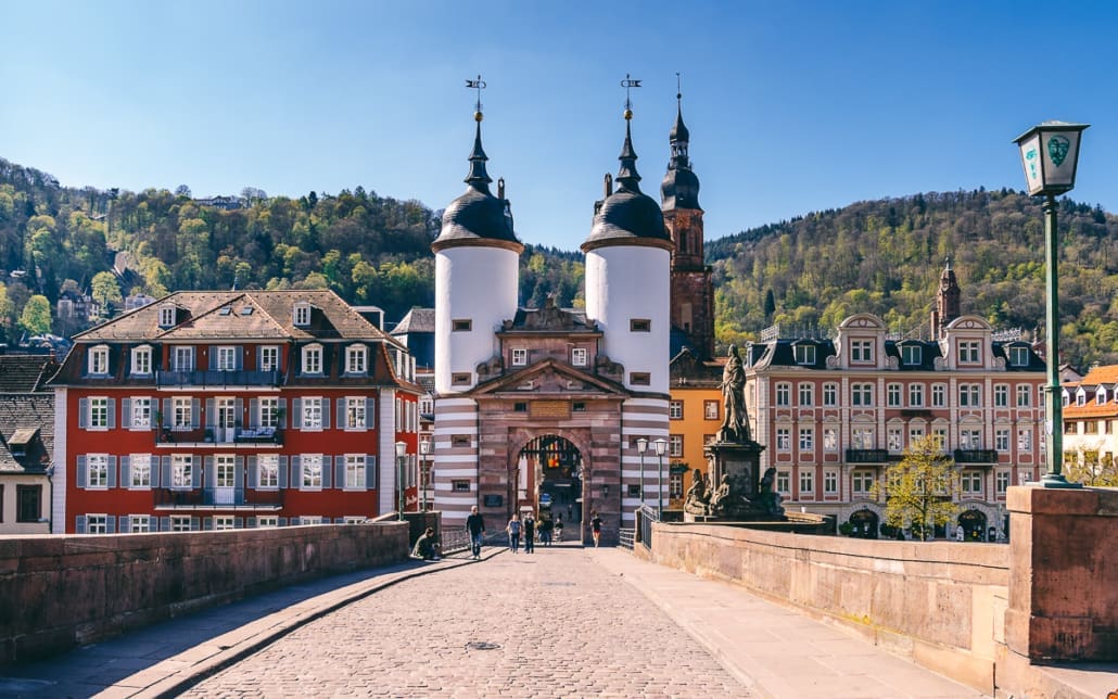 Brückentor zur Altstadt in Heidelberg