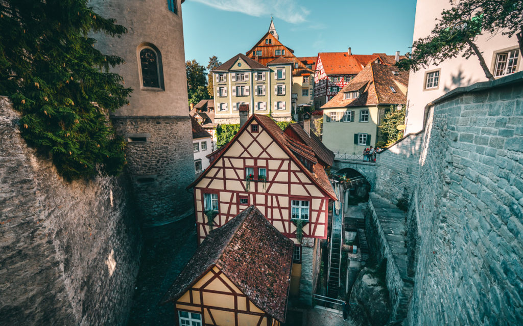 Meersburg am Bodensee, Blick von der Burg