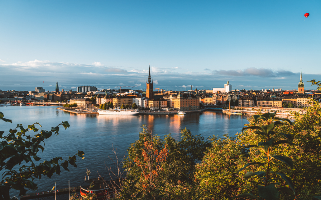 Mariaberget Aussicht Stockholm Schweden
