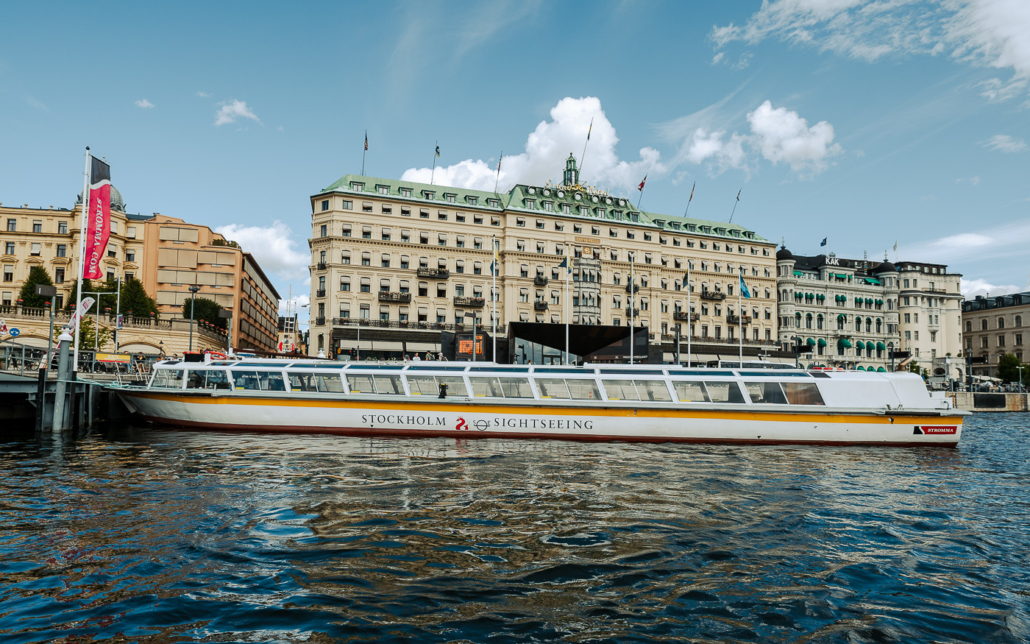 Sightseeing Boot Stockholm Königliche Kanaltour