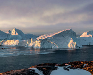 Grönland im Winter Diskobucht