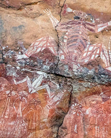 Kakadu Nationalpark Australien Felszeichnungen