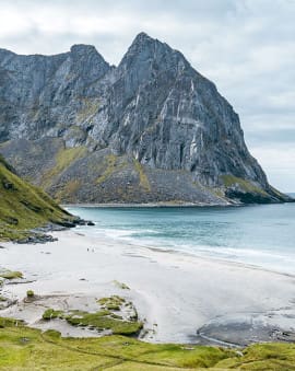 Kvalvika Beach Lofoten Wanderung