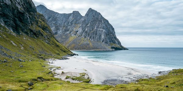 Kvalvika Beach Lofoten Wanderung
