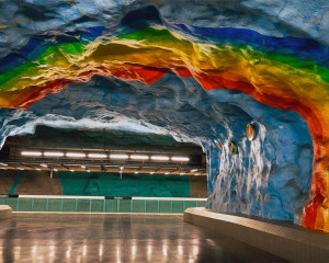 Stockholm U-Bahn Kunst TCentralen