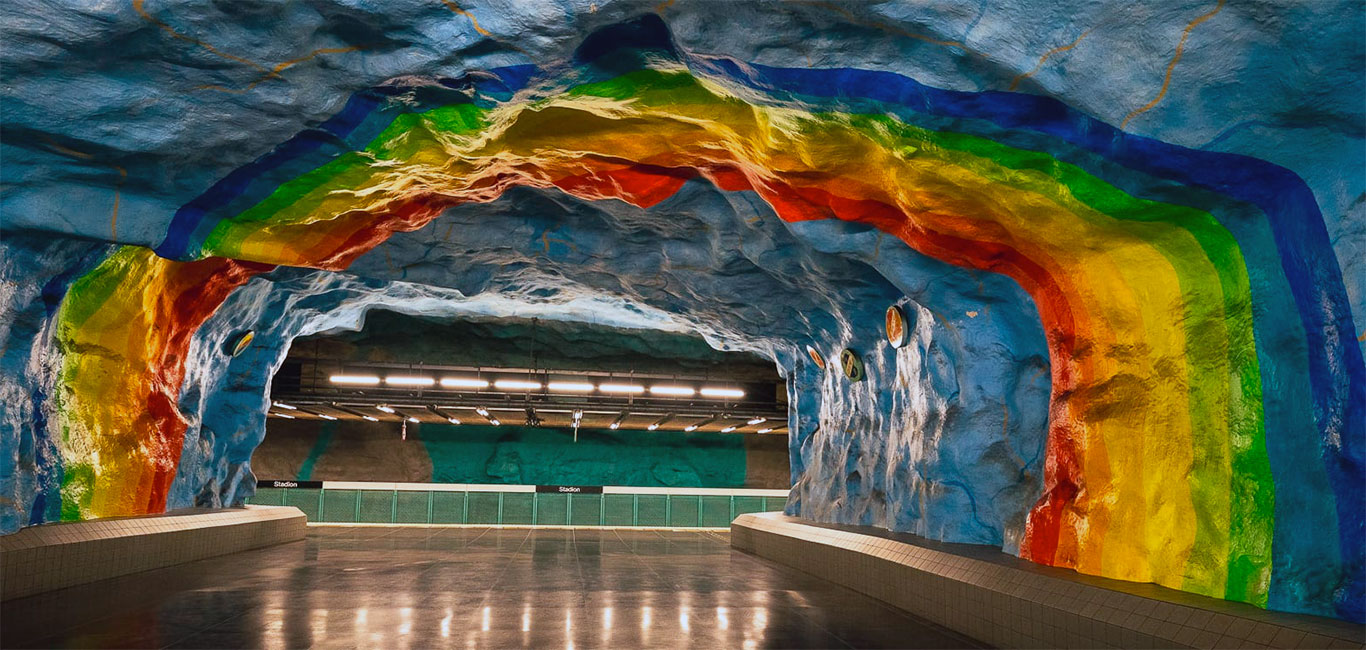 Stockholm U-Bahn Kunst TCentralen