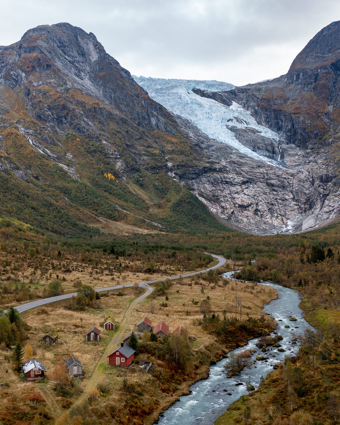 Jostedalsbreen Gletscherdorf Norwegen Attraktion
