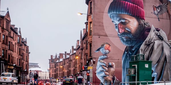 Großbritannien Street Art Glasgow