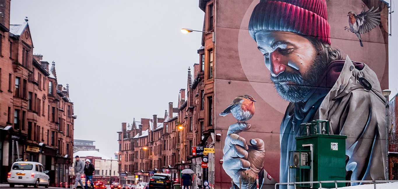 Großbritannien Street Art Glasgow