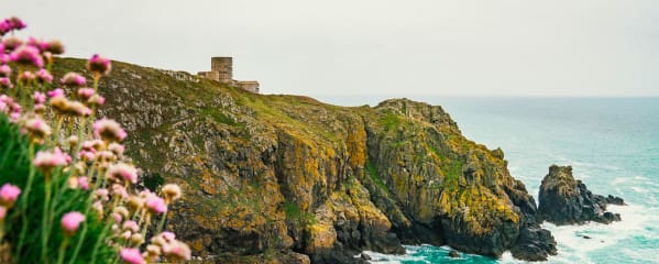 Insel Guernsey Leuchtturm