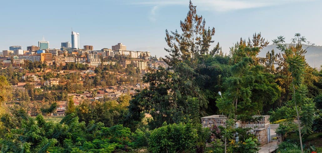 Kigali Ruanda Genocide Museum Aussicht