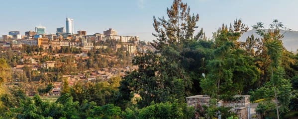 Kigali Ruanda Genocide Museum Aussicht