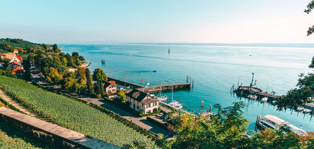 Meerburg Bodensee schöne Aussicht