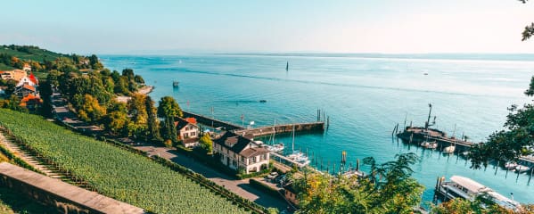 Meerburg Bodensee schöne Aussicht