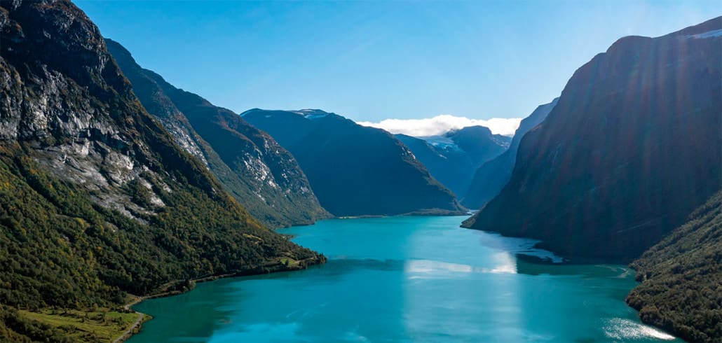 Norwegen Sehenswürdigkeiten Fjorde Gletscher Jostedalen