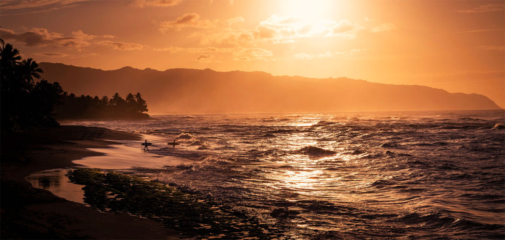 Oahu Hawaii Rundreise Sonnenuntergang