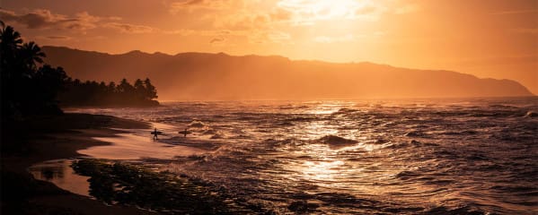 Oahu Hawaii Rundreise Sonnenuntergang