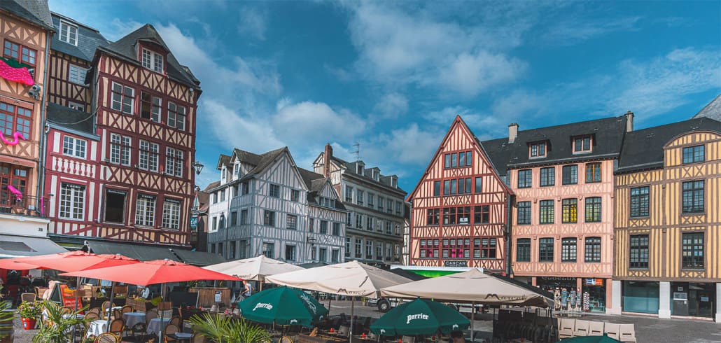 Rouen Sehenswürdigkeiten Fachwerkhäuser