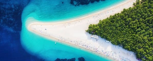 Strand Zlatni Rat - Goldenes Horn von Bol