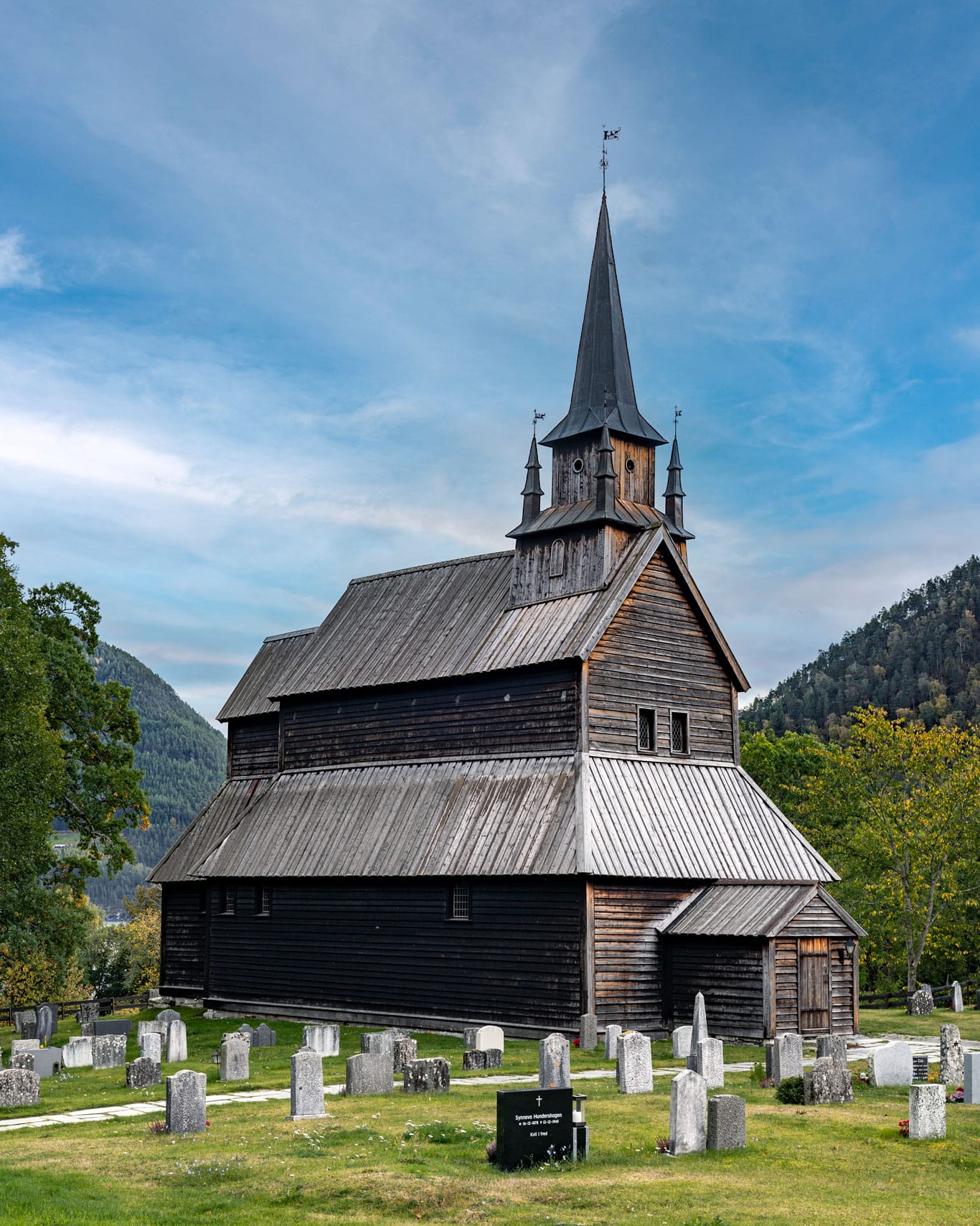 Stabkirche Kaupanger Norwegen