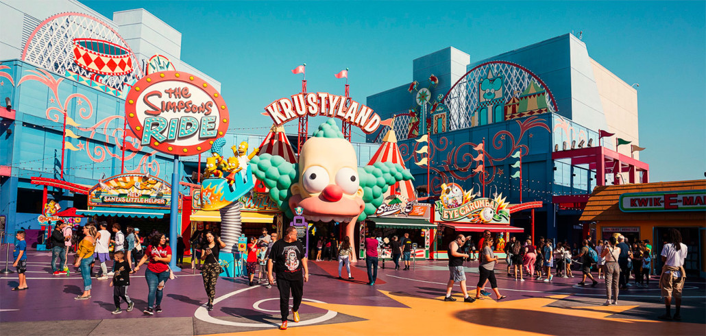 Universal Studios Hollywood Besuch Krustyland