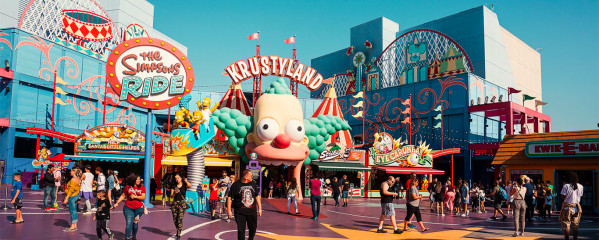 Universal Studios Hollywood Besuch Krustyland