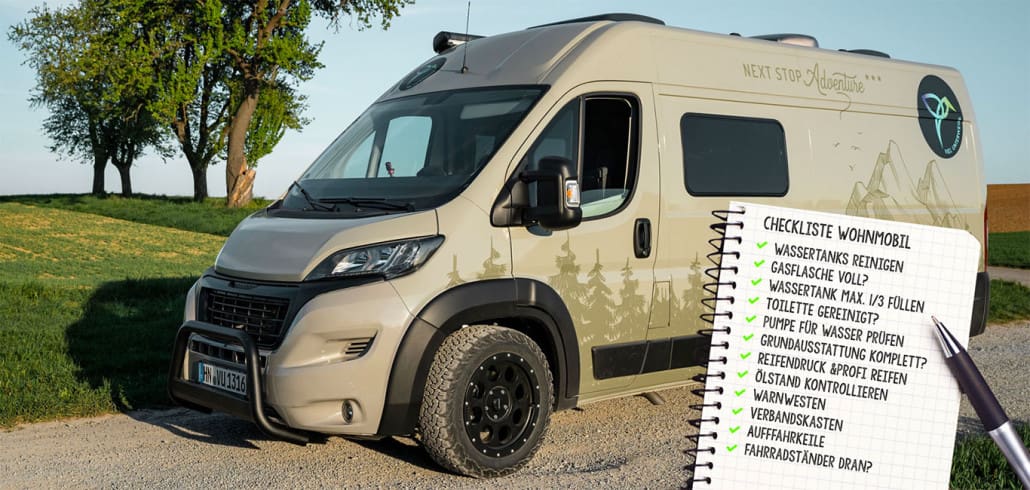 Wohnmobil Packliste PDF zum ausdrucken